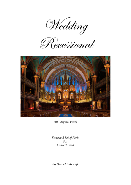 Free Sheet Music Wedding Recessional Score And Parts