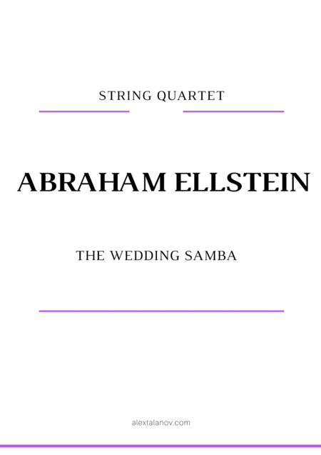 Free Sheet Music Wedding Samba