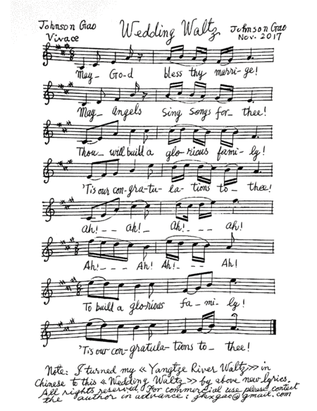 Wedding Waltz Sheet Music