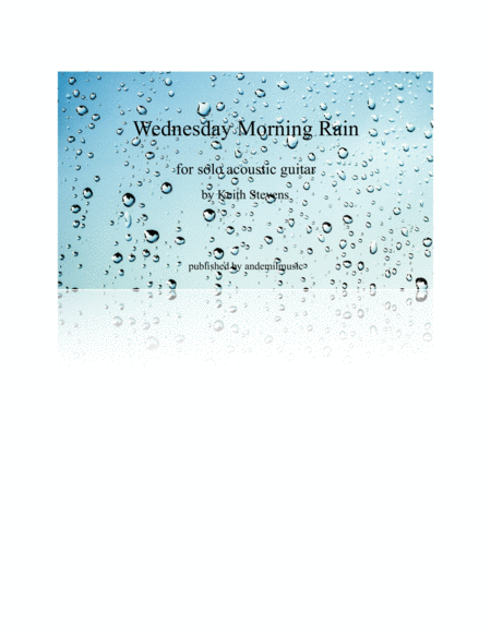 Wednesday Morning Rain Sheet Music