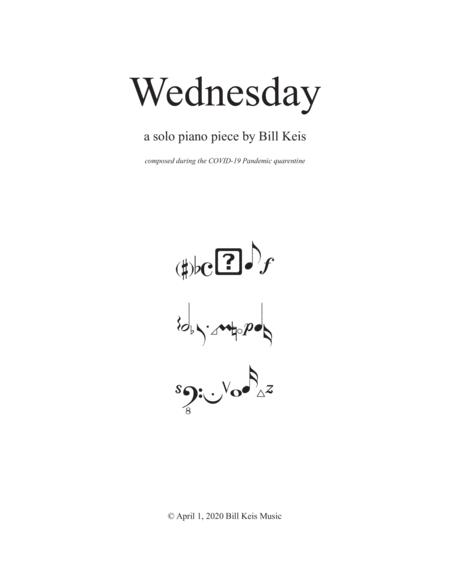 Wednesday Sheet Music