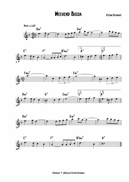 Weekend Bossa Sheet Music