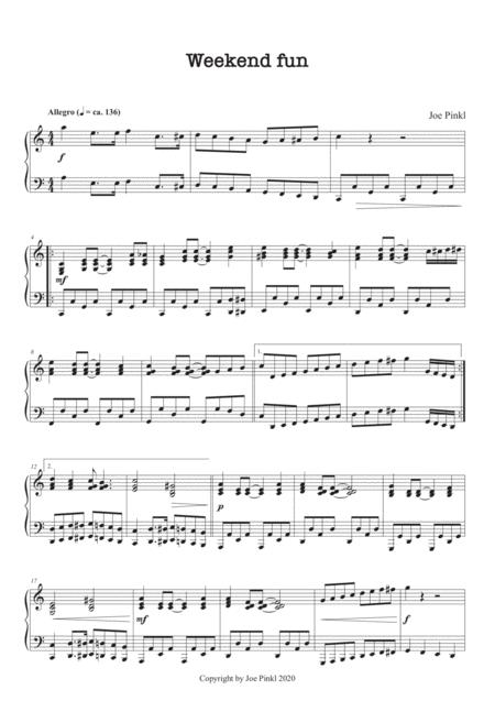 Weekend Fun Sheet Music