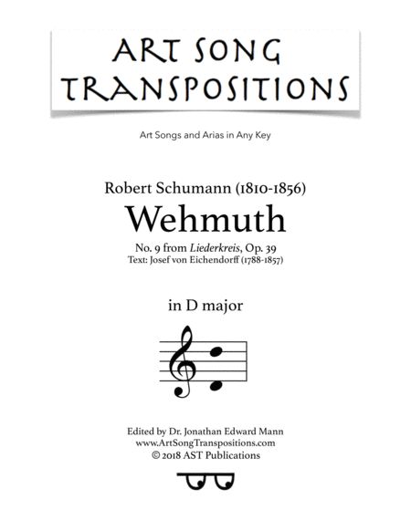 Free Sheet Music Wehmuth Op 39 No 9 D Major