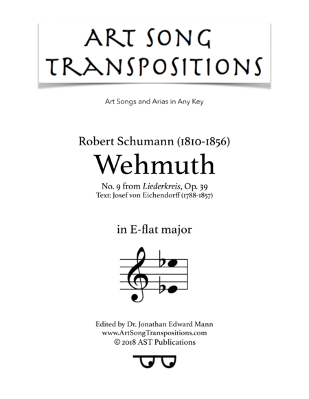 Free Sheet Music Wehmuth Op 39 No 9 E Flat Major