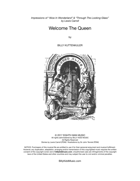 Free Sheet Music Welcome The Queen