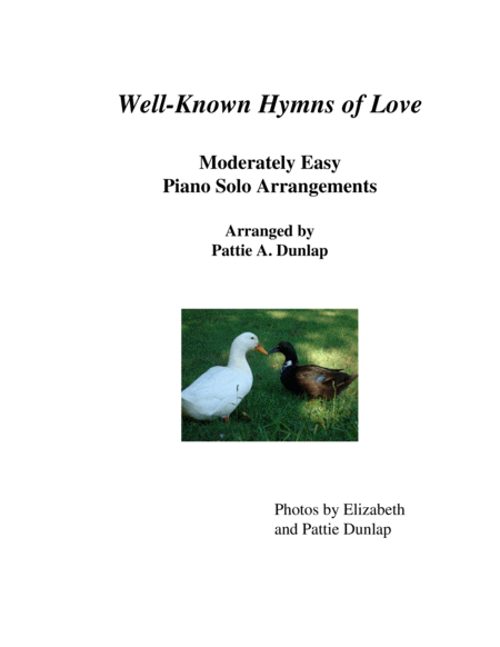 Free Sheet Music Well Known Hymns Of Love