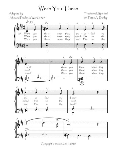 Were You There Spiritual Sheet Music