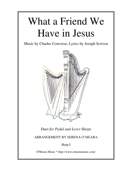 What A Friend We Have In Jesus Harp I Sheet Music