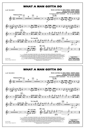 Free Sheet Music What A Man Gotta Do Arr Jack Holt And Matt Conaway 1st Bb Trumpet