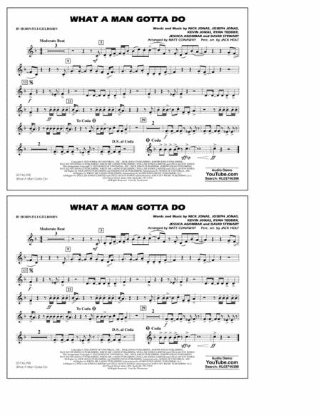 What A Man Gotta Do Arr Jack Holt And Matt Conaway Bb Horn Flugelhorn Sheet Music