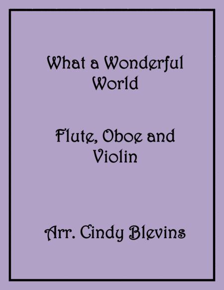 What A Wonderful World For Flute Oboe And Violin Sheet Music