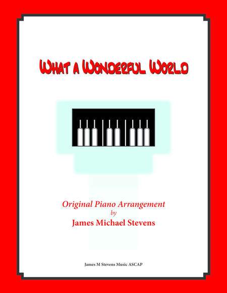 What A Wonderful World Piano Solo Sheet Music