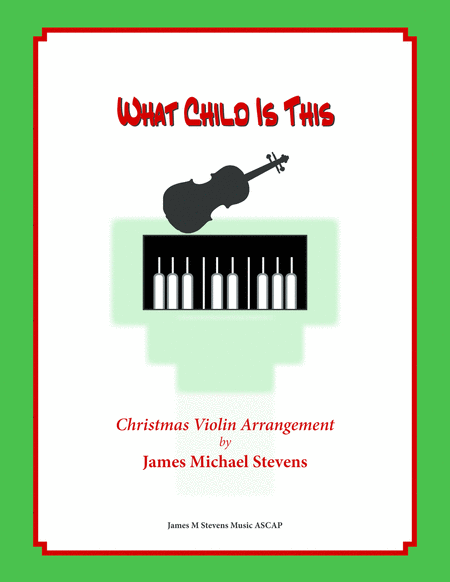 What Child Is This Christmas Violin Sheet Music