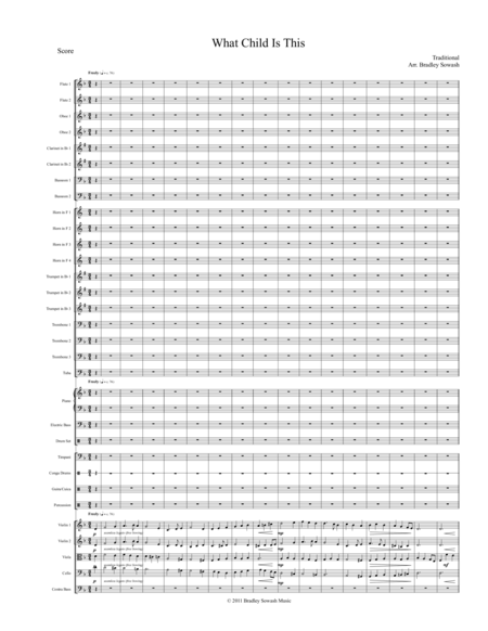 What Child Is This Orchestra Sheet Music