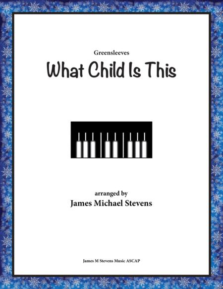 Free Sheet Music What Child Is This Quiet Christmas Piano Greensleeves