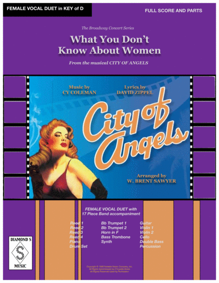 What You Dont Know About Women From City Of Angels Female Vocal Duet 17 Piece Band Full Score Parts Sheet Music