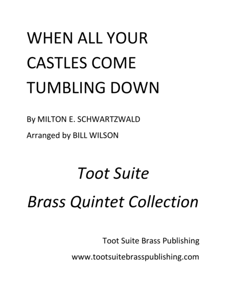 When All Your Castles Come Tumbling Down Sheet Music