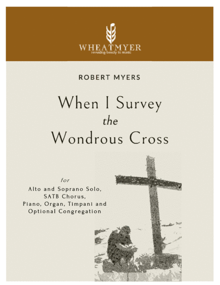 Free Sheet Music When I Survey The Wondrous Cross