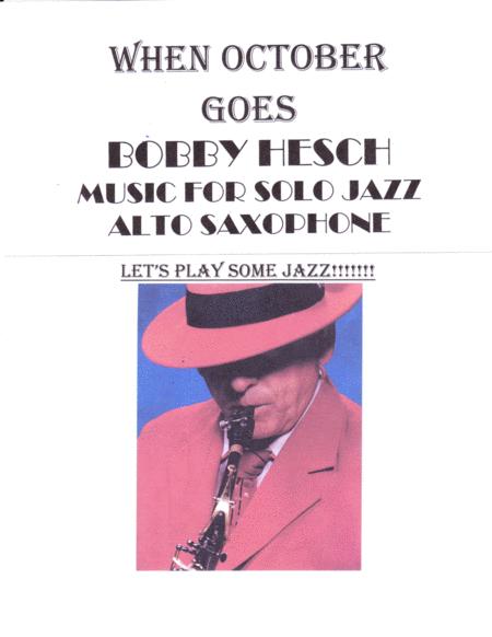 When October Goes For Solo Jazz Alto Saxophone Sheet Music