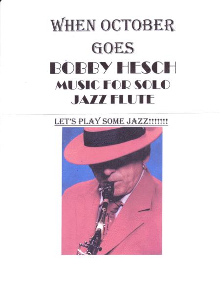 When October Goes For Solo Jazz Flute Sheet Music