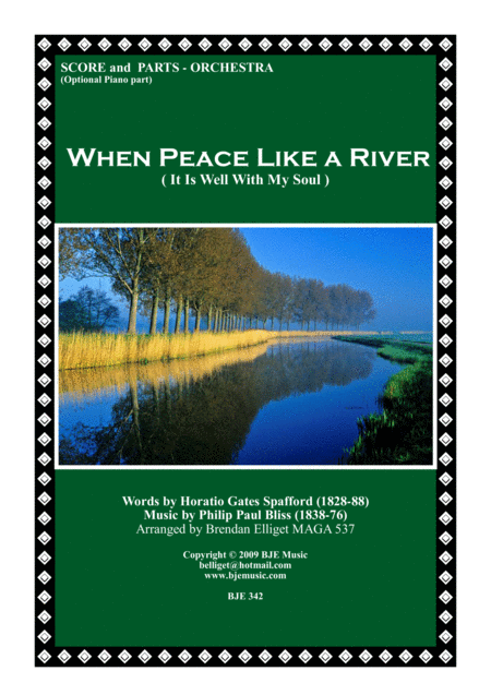 When Peace Like A River It Is Well With My Soul Orchestra Score And Parts Pdf Sheet Music