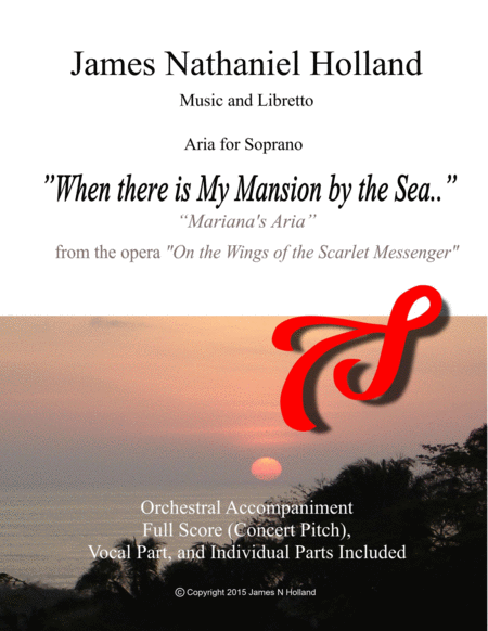 When There Is My Mansion By The Sea Opera On The Wings Of The Scarlet Messenger Orchestra Accompaniment Sheet Music