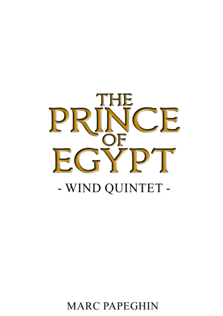 Free Sheet Music When You Believe From The Prince Of Egypt Wind Quintet