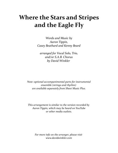 Where The Stars And Stripes And The Eagle Fly Sheet Music