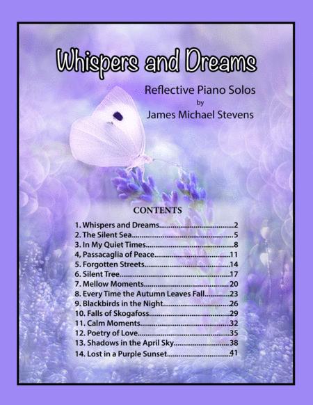 Whispers And Dreams Piano Book Sheet Music