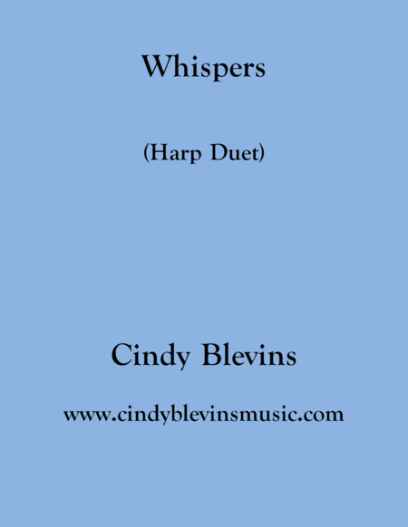 Whispers Arranged For Harp Duet Sheet Music