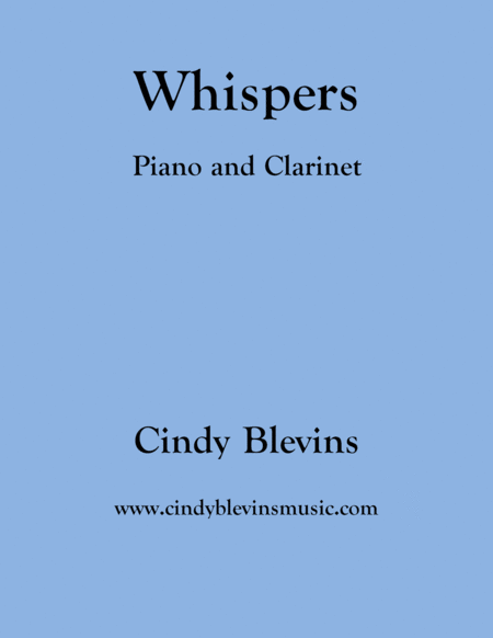 Free Sheet Music Whispers For Piano And Clarinet