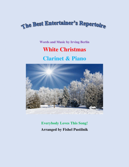 White Christmas For Clarinet And Piano Sheet Music