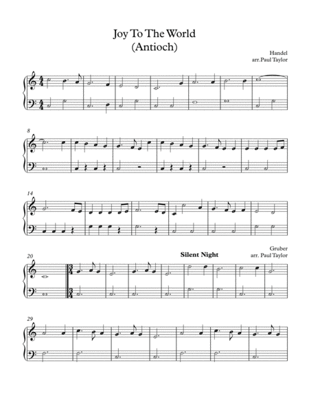 White Key Christmas Sheet Music