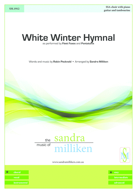 Free Sheet Music White Winter Hymnal