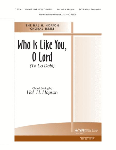 Who Is Like You O Lord Sheet Music