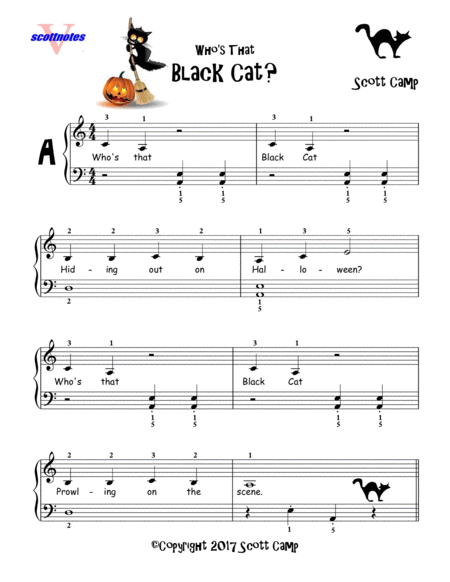 Whos That Black Cat Sheet Music