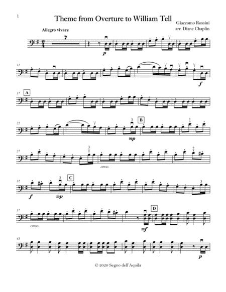 William Tell Overture Theme Sheet Music