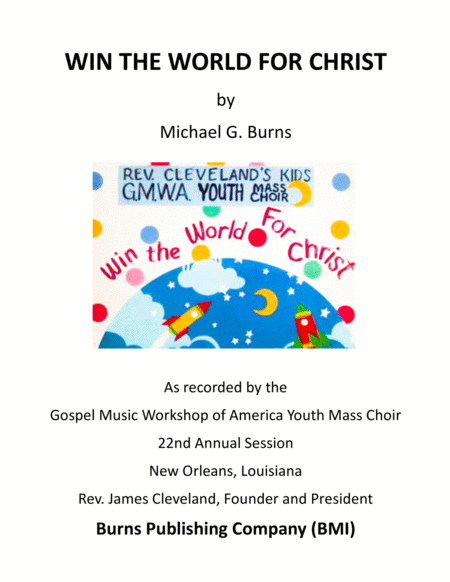 Win The World For Christ Sheet Music