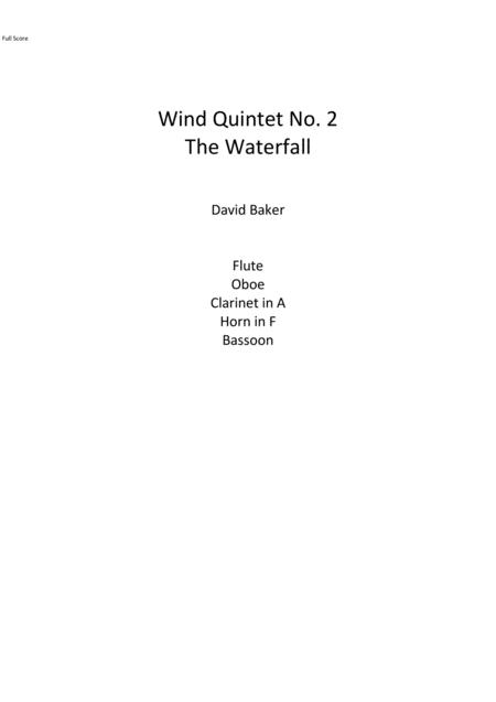 Wind Quintet No 2 Sheet Music