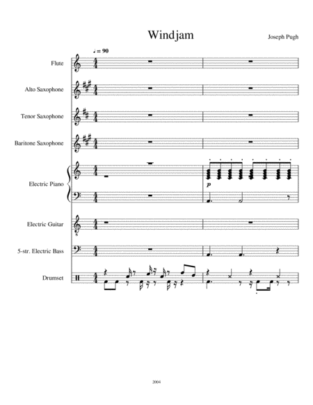 Windjam Sheet Music