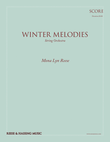 Winter Melodies For String Orchestra Sheet Music