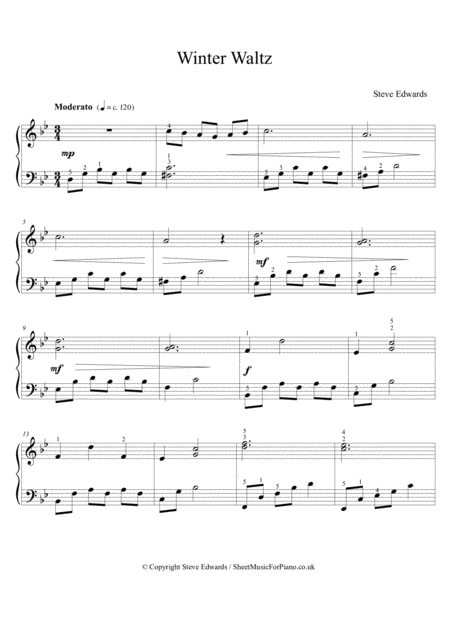 Winter Waltz Sheet Music