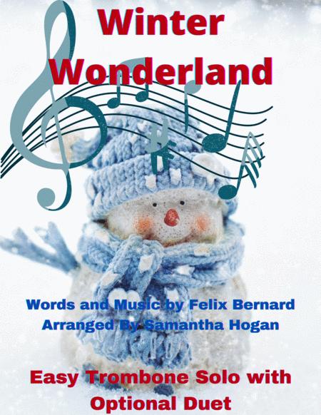 Free Sheet Music Winter Wonderland Easy Trombone Duet