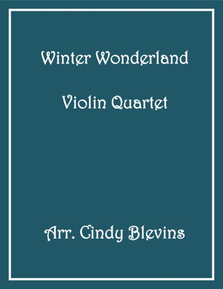 Winter Wonderland Violin Quartet Sheet Music