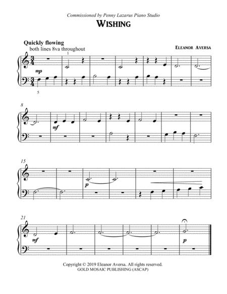 Free Sheet Music Wishing