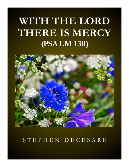 Free Sheet Music With The Lord There Is Mercy Psalm 130