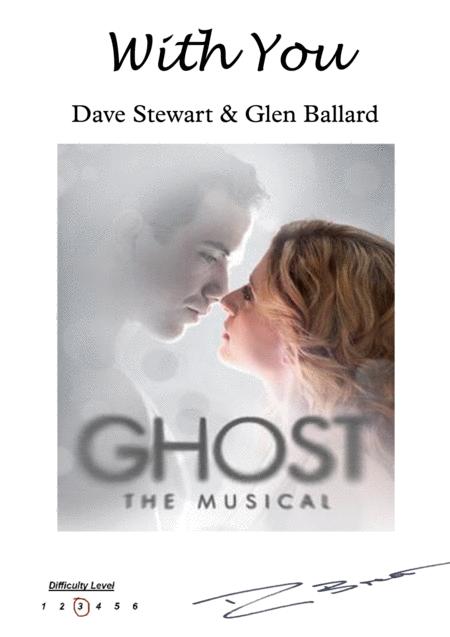 Free Sheet Music With You From The Movie Ghost 3 Octave Handbells