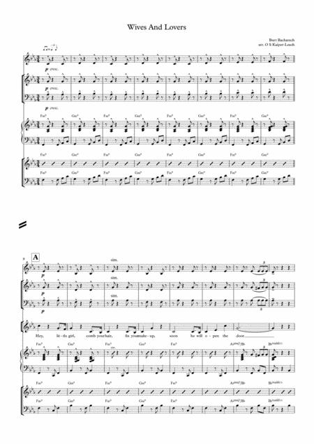 Free Sheet Music Wives And Lovers