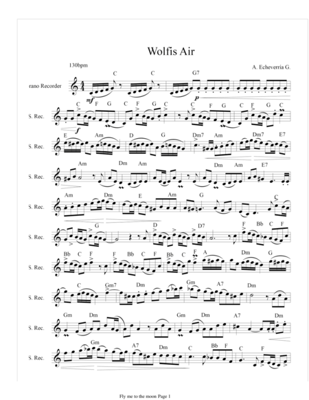 Wolfis Air Sheet Music